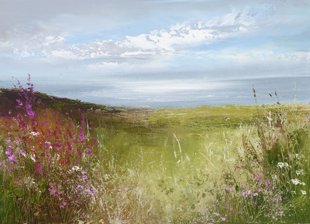 AMANDA HOSKIN - wild flowers and dazzling light, fowey